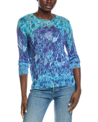 Autumn Cashmere Gradient Distressed Top