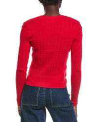 Autumn Cashmere Pointelle Cardigan