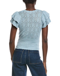 Autumn Cashmere Diamond Pointelle Top