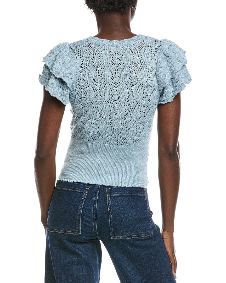 Autumn Cashmere Diamond Pointelle Top