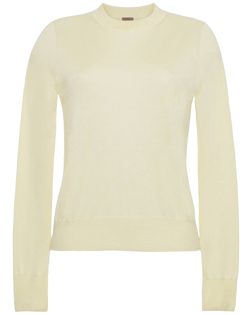 Adam Lippes Cashmere & Silk-Blend Knit Crewneck Sweater