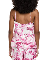 L'agence Jane Spaghetti Strap Silk Top