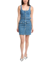 L’Agence Midy Button Front Tank Dress