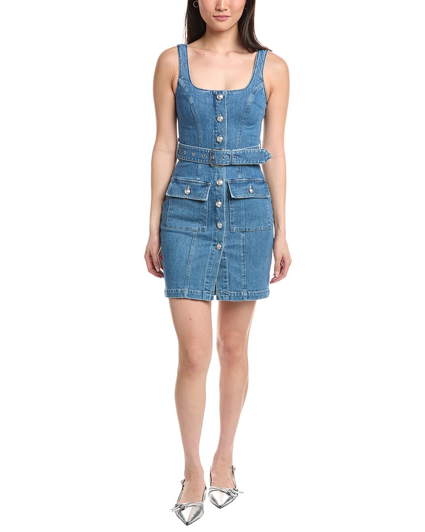 L’Agence Midy Button Front Tank Dress
