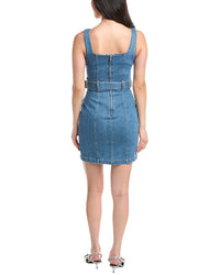 L’Agence Midy Button Front Tank Dress