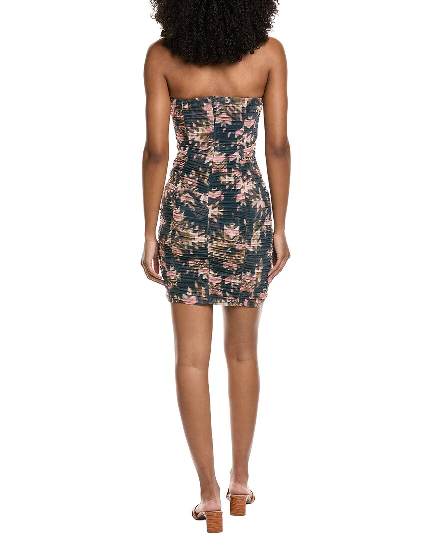L'agence Bray Shirred Mini Dress