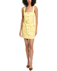 L’Agence Midy Button Front Mini Dress