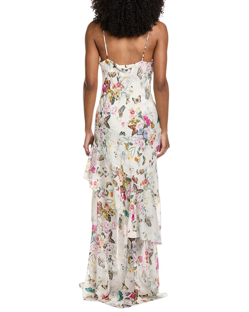L'agence Viola Asymmetrical Cowl Neck Gown