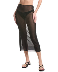 Weworewhat Mesh Midi Skirt