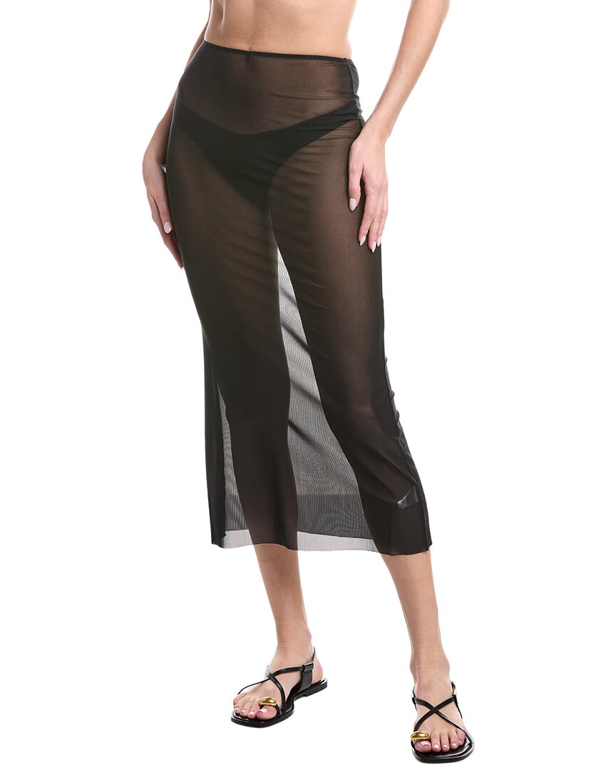 Weworewhat Mesh Midi Skirt