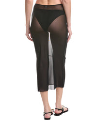 Weworewhat Mesh Midi Skirt