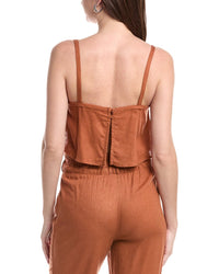 Weworewhat Linen-Blend Trapeze Tank