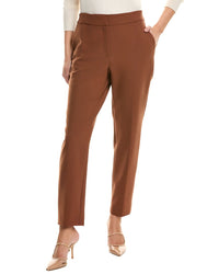 Oscar De La Renta Classic Wool-Blend Skinny Pant