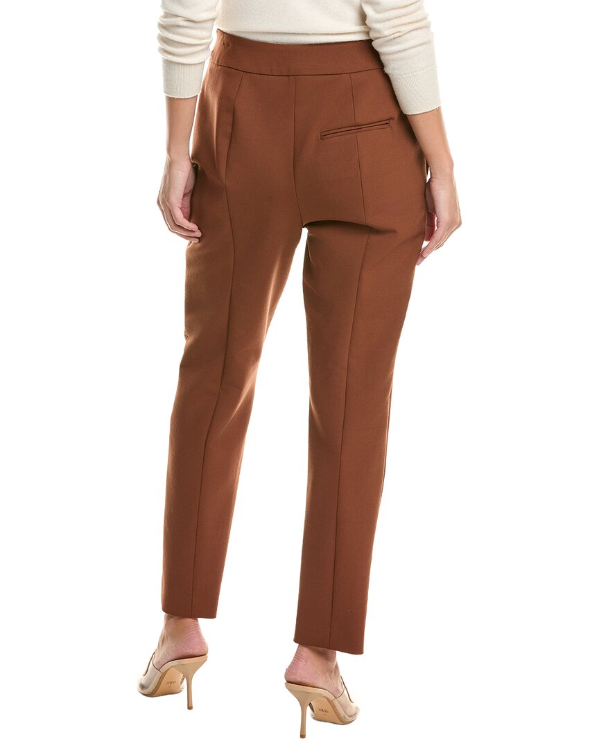 Oscar De La Renta Classic Wool-Blend Skinny Pant