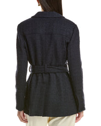 Oscar de la Renta Oscar De La Renta Silk-Lined Wool-Blend Tweed Jacket