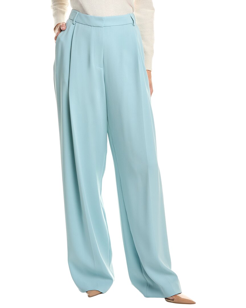 Oscar De La Renta Silk-Blend Georgette Pant