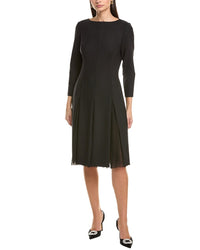 Oscar De La Renta Wool & Silk-Blend Sheath Dress