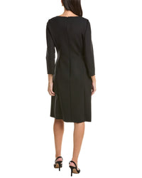 Oscar De La Renta Wool & Silk-Blend Sheath Dress