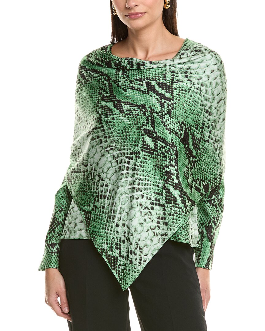 Oscar De La Renta Tie Bow Silk Blouse