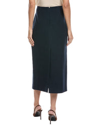 Oscar De La Renta Tweed Silk-Lined Wool-Blend Skirt