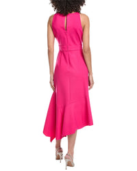 blue dress for baby girl Oscar De La Renta Asymmetrical Drape Wool-Blend Maxi Dress – Bluefly