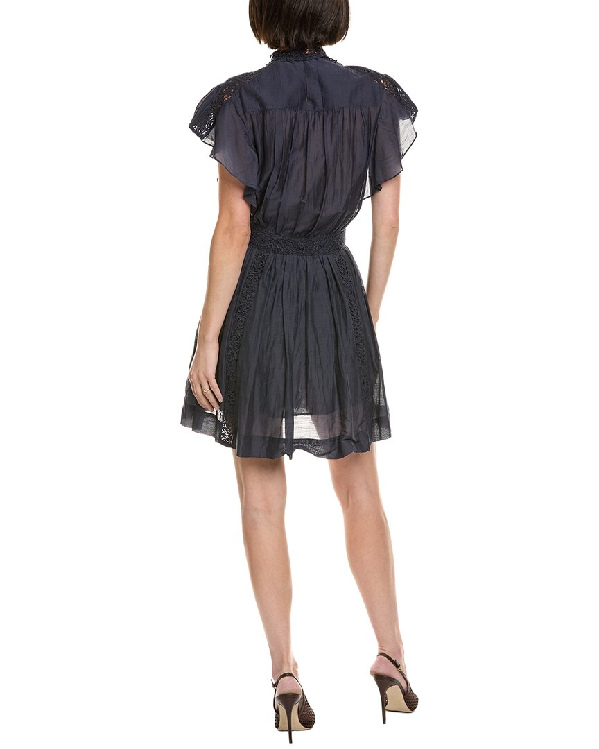 Isabel Marant Etoile Gisele Lace-Trim Mini Dress