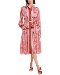 Fate Satin Shirtdress