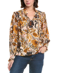 Fate Botanical Print Blouse