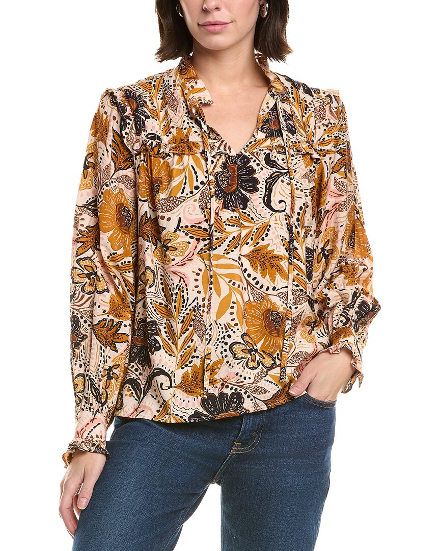 Fate Botanical Print Blouse