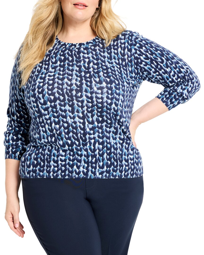 Nic+Zoe Plus Knit Stitch Sweater