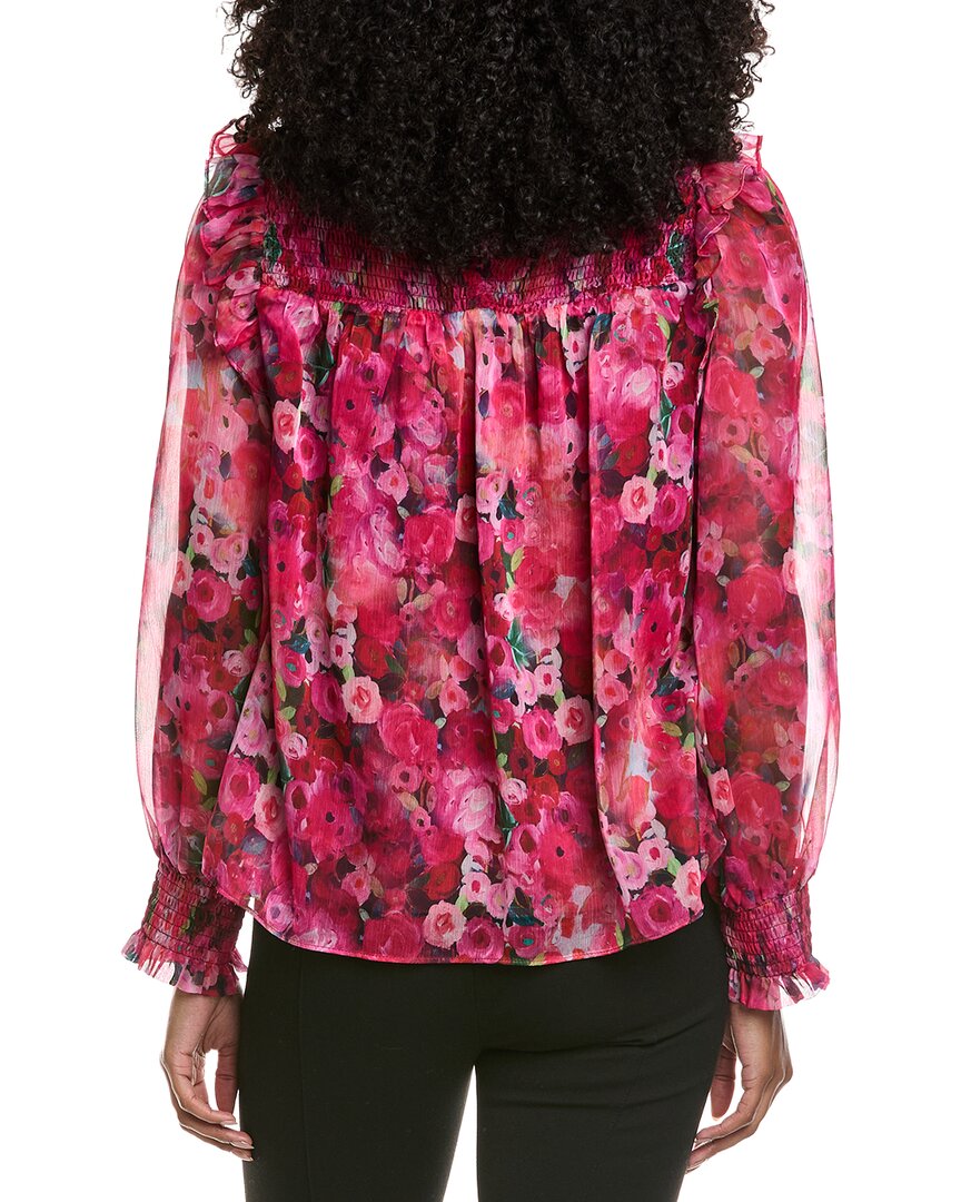 Fate Print Chiffon Blouse