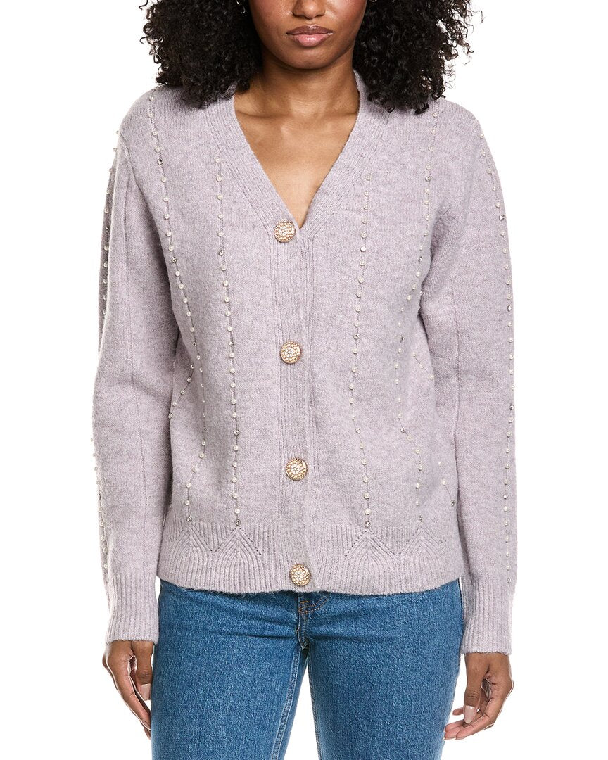 Fate Pearl Trimmed Cardigan