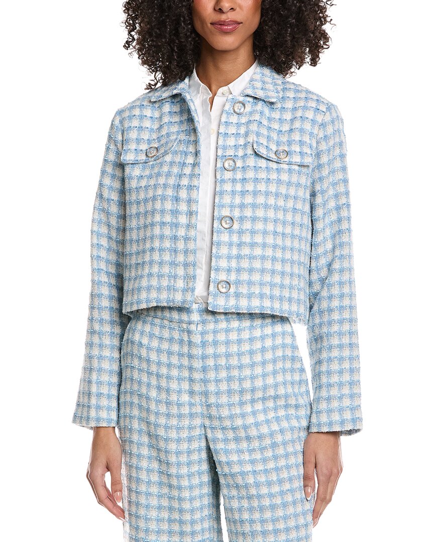 Laundry By Shelli Segal Cropped Tweed Jacket