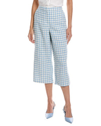 Laundry By Shelli Segal Cropped Wide Leg Tweed Pant