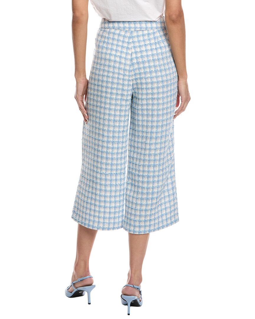 Laundry By Shelli Segal Cropped Wide Leg Tweed Pant