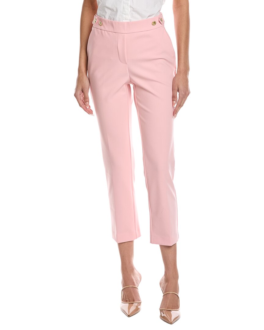 Laundry By Shelli Segal Tab Detail Straight Leg Pant