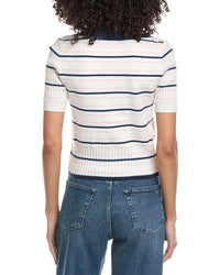 Laundry By Shelli Segal Collared Popover Sweater