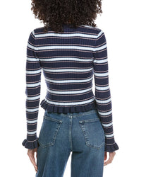 Laundry By Shelli Segal Ruffle Hem Cardigan
