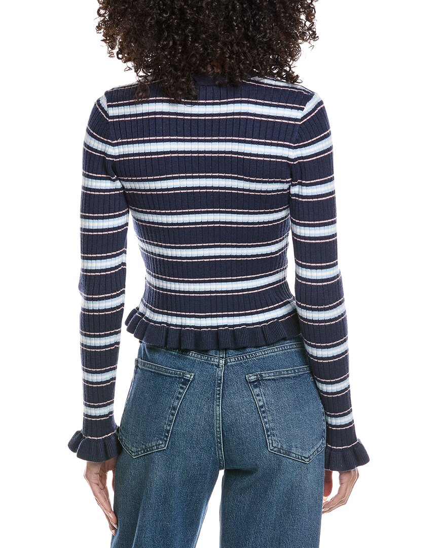 Laundry By Shelli Segal Ruffle Hem Cardigan