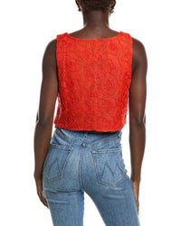 Laundry By Shelli Segal Embroidered Top