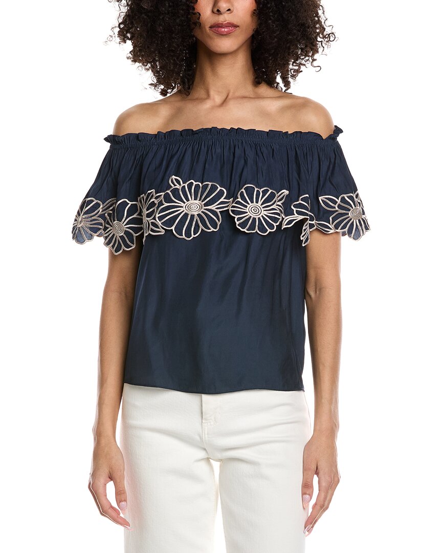 Ramy Brook Cairo Short Sleeve Top