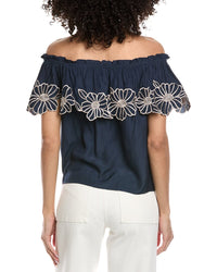 Ramy Brook Cairo Short Sleeve Top