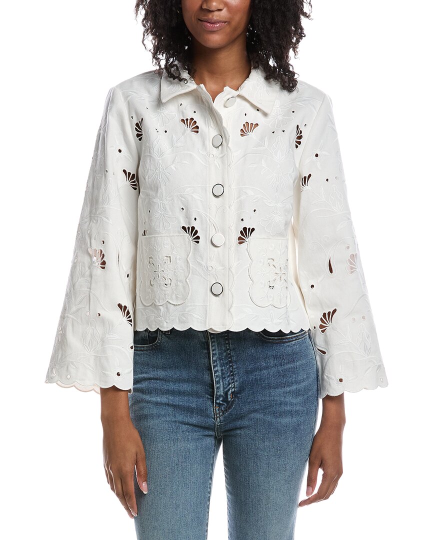 Elie Tahari Elie Tahari The Marianna Embroidered Jacket
