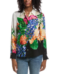 Elie Tahari Elie Tahari The Madeline Spring Meadow Blouse