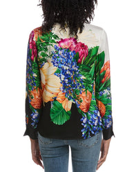 Elie Tahari Elie Tahari The Madeline Spring Meadow Blouse