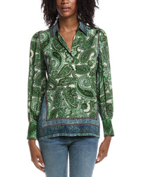 Elie Tahari Elie Tahari The Olivia Regent Paisley Blouse