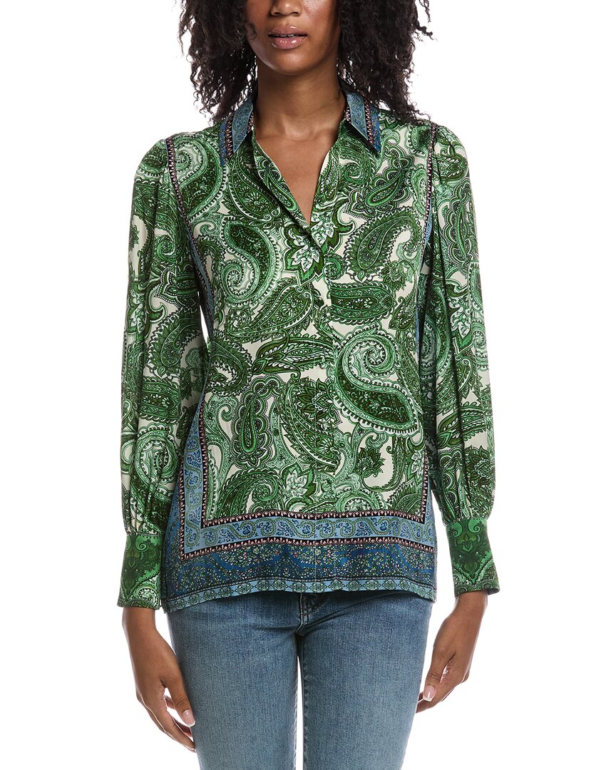 Elie Tahari Elie Tahari The Olivia Regent Paisley Blouse