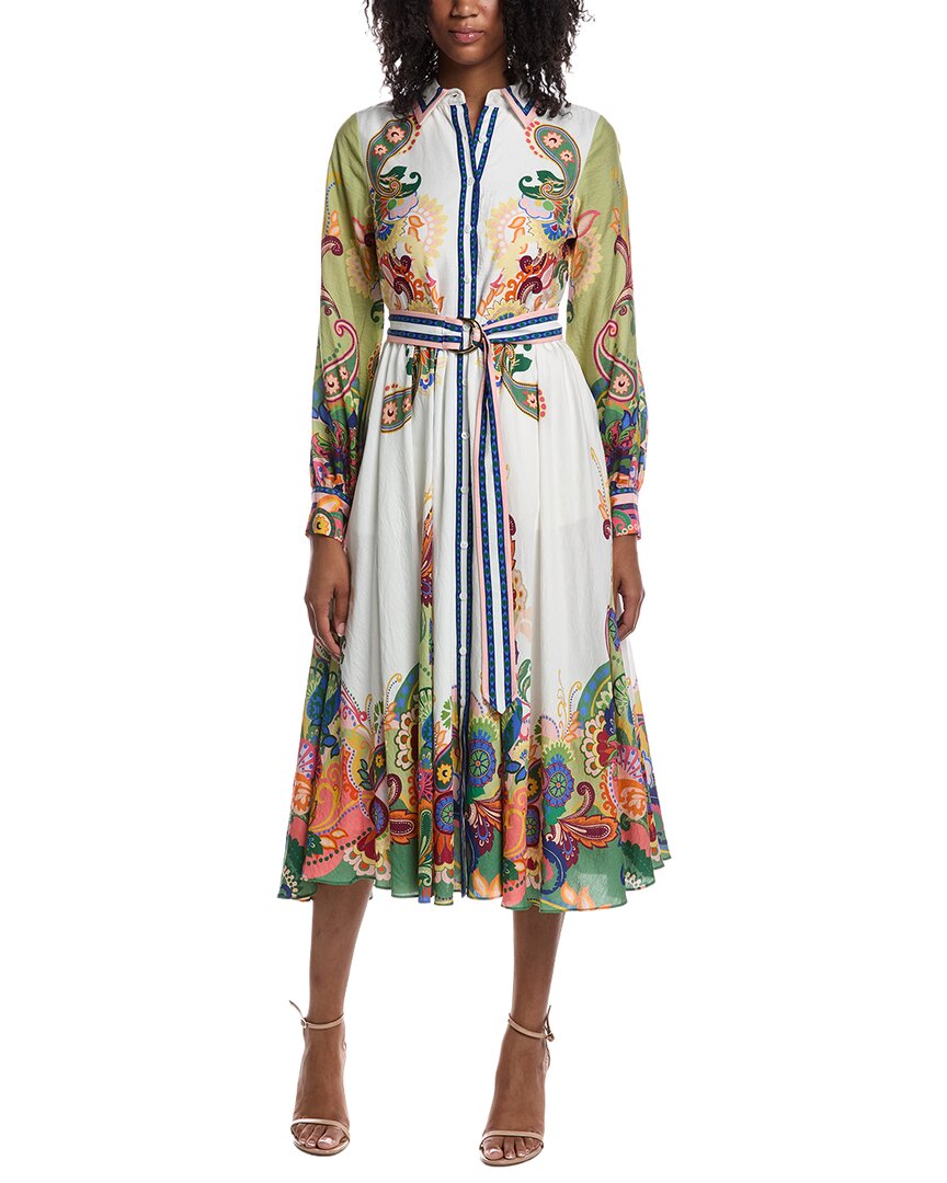 Elie Tahari Elie Tahari The Ester Celestial Paisley Dress