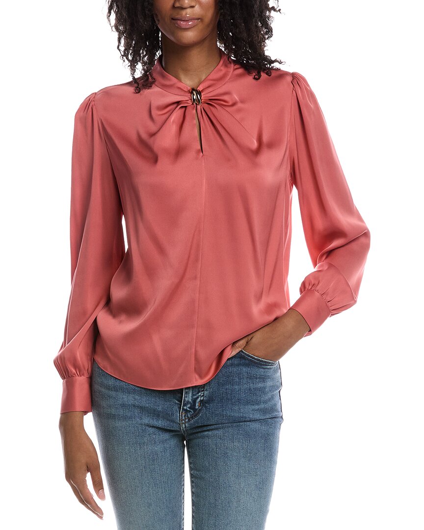 Elie Tahari Elie Tahari The Valentine Silk-Blend Blouse