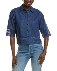 Elie Tahari Elie Tahari The Laylee Denim Top